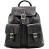 Sac à dos en cuir gras KATANA M noir | Bagage femme style classique intemporel cuir de qualité Sac à dos en cuir gras KATANA M noir | Bagage femme style classique intemporel cuir de qualité