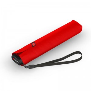 Parapluie de poche slim ultra-léger KNIRPS "US 050" rouge vif