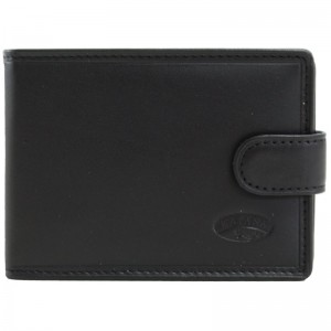 Porte-monnaie Cuir souple lisse - Noir