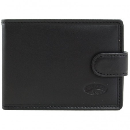 Porte-monnaie Cuir souple lisse - Noir Porte-monnaie Cuir souple lisse - Noir