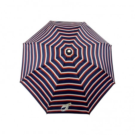 Parapluie pliant LE PARAPLUIE FRANÇAIS "Rayures" marine made in France