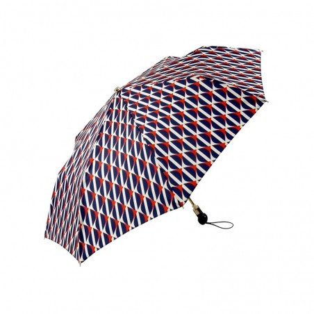 Parapluie pliant LE PARAPLUIE FRANÇAIS "Géométrique" marine made in France