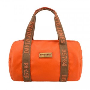 Sac de voyage 24H femme marque DAVID JONES orange