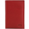 Portefeuille en cuir de vachette lisse - Rouge Portefeuille en cuir de vachette lisse - Rouge