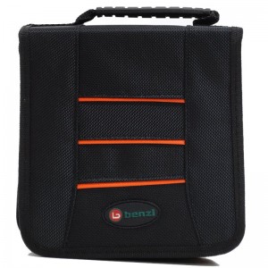 Pochette de rangement 48 CD/DVD BENZI noir | Étui classement pas cher
