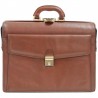 Cartable cuir 3 soufflets KATANA - Noir Cartable cuir 3 soufflets KATANA - Noir