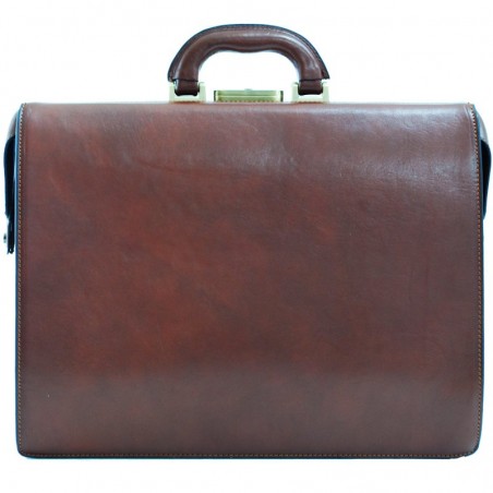 Cartable cuir 3 soufflets KATANA - Noir Cartable cuir 3 soufflets KATANA - Noir
