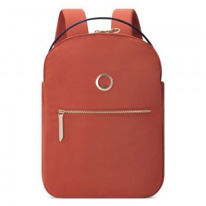 Sac à dos femme DELSEY "Securstyle" Roland-Garros 13" - terracotta