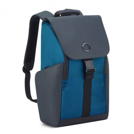 Sac à dos homme DELSEY "Securflap" 15" - bleu marine