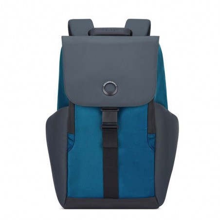 Sac à dos homme DELSEY "Securflap" 15" - bleu marine