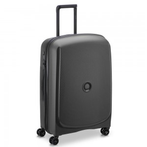 Valise 4 roues 71cm DELSEY "Belmont Plus" noir | Bagage taille moyenne avion solide valise delsey pas cher