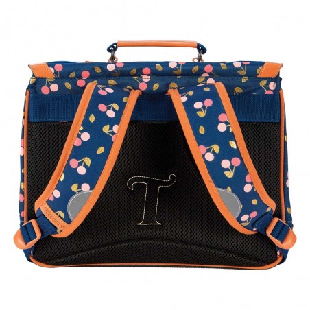 Cartable fille TANN'S 35 cm "Alexa" bleu marine | Sac scolaire écologique original Cartable fille TANN'S 35 cm "Alexa" bleu marine | Sac scolaire écologique original