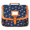 Cartable fille TANN'S 35 cm "Alexa" bleu marine | Sac scolaire écologique original Cartable fille TANN'S 35 cm "Alexa" bleu marine | Sac scolaire écologique original
