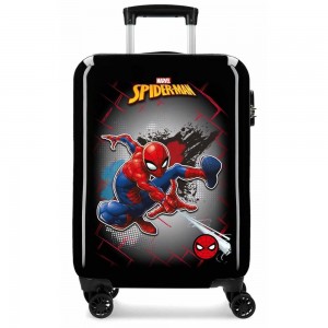 Valise cabine garçon Marvel SPIDERMAN "Red" - noir