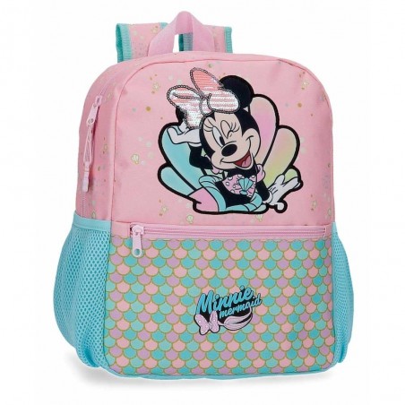 Sac à dos fille Disney MINNIE "Mermaid" 32cm rose idéal maternelle Sac à dos fille Disney MINNIE "Mermaid" 32cm rose idéal maternelle