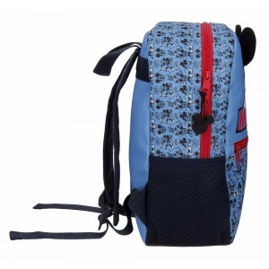 Sac à dos maternelle Disney MICKEY "Moods" 32cm - bleu