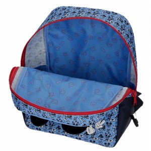 Sac à dos maternelle Disney MICKEY "Moods" 32cm - bleu
