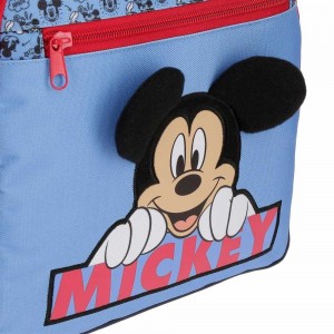 Sac à dos maternelle Disney MICKEY "Moods" 32cm - bleu
