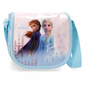 Sac bandoulière enfant fille disney LA REINE DES NEIGES "True to myself" - ciel