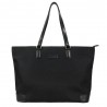 Sac femme type cabas nylon et cuir KATANA noir Sac femme type cabas nylon et cuir KATANA noir