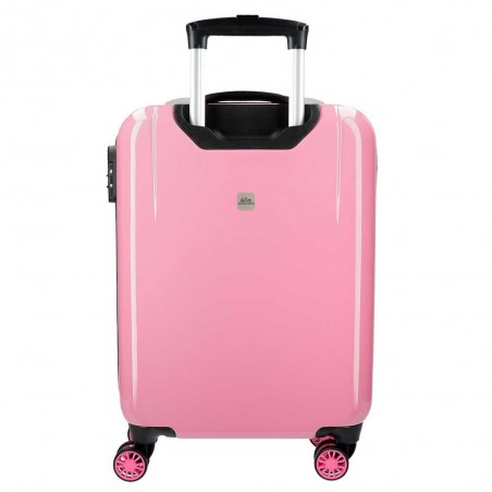 Valise cabine DISNEY Mickey "Have a good day" - blanc/rose