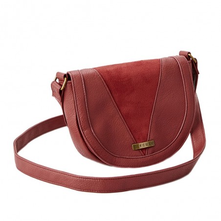 Sac bandoulière femme RIP CURL "Kobie" medium rouge rhubarbe