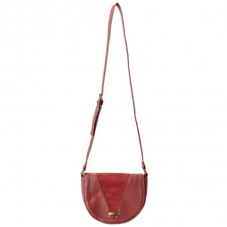 RIP CURL | Sac bandoulière "Kobie" medium rhubarbe | Sac à main femme porté croisé en similicuir vegan pas cher RIP CURL | Sac bandoulière "Kobie" medium rhubarbe | Sac à main femme porté croisé en similicuir vegan pas cher