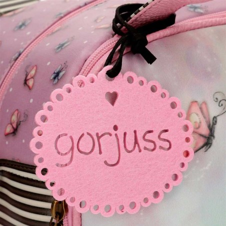 Sac de voyage fille 45cm GORJUSS "Somewhere" rose | Bagage enfant haute qualité