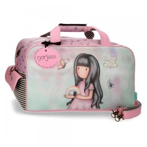 Sac de voyage fille 45cm GORJUSS "Somewhere" rose | Bagage enfant haute qualité