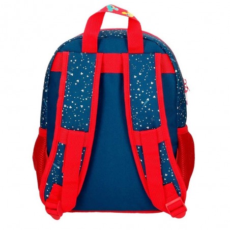 Sac à dos maternelle Disney MICKEY "On the moon" 32cm bleu marine garçon