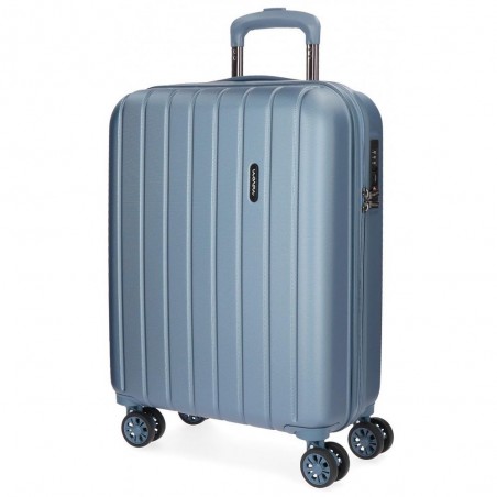 Valise cabine 55cm MOVOM "Wood" bleu silver | Bagage à main avion pas cher Valise cabine 55cm MOVOM "Wood" bleu silver | Bagage à main avion pas cher