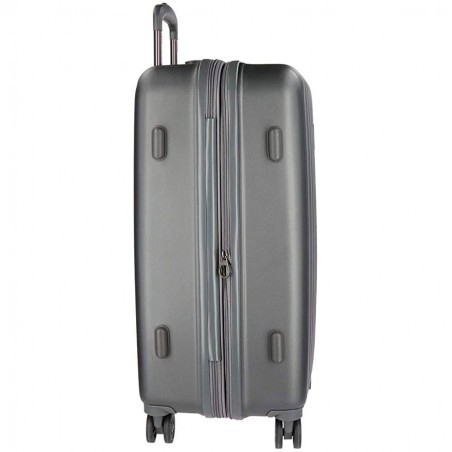 Valise extensible 65cm MOVOM "Wood" gris | Bagage taille moyenne séjour 1 semaine pas cher Valise extensible 65cm MOVOM "Wood" gris | Bagage taille moyenne séjour 1 semaine pas cher