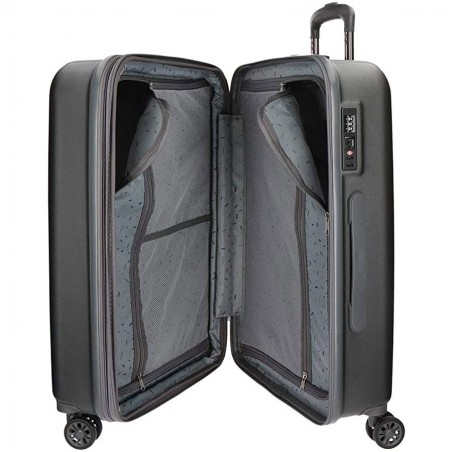 Valise extensible 65cm MOVOM "Wood" gris | Bagage taille moyenne séjour 1 semaine pas cher Valise extensible 65cm MOVOM "Wood" gris | Bagage taille moyenne séjour 1 semaine pas cher