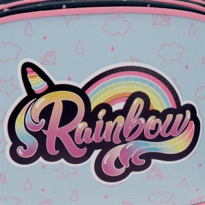 Trousse de toilette fille MOVOM "Rainbow" rose | Vanity ado licorne
