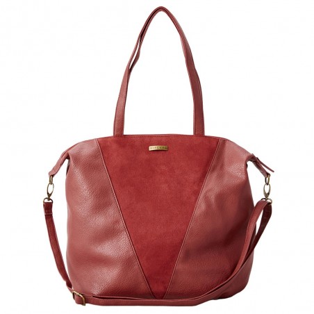 Sac à main RIP CURL "Kobie" large rhubarbe | Grand sac à main fourre-tout RIP CURL pas cher Sac à main RIP CURL "Kobie" large rhubarbe | Grand sac à main fourre-tout RIP CURL pas cher