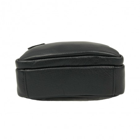 Sacoche homme porté main/épaule en cuir KATANA noir | Pochette bandoulière classique Sacoche homme porté main/épaule en cuir KATANA noir | Pochette bandoulière classique