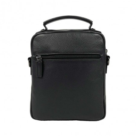 Sacoche homme porté main/épaule en cuir KATANA noir | Pochette bandoulière classique Sacoche homme porté main/épaule en cuir KATANA noir | Pochette bandoulière classique
