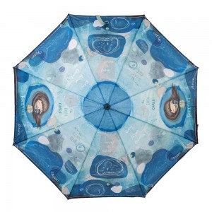 Parapluie pliant automatique ANEKKE "Iceland" | Parapluie de poche femme original pas cher