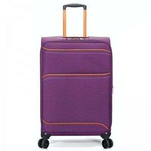 Valise 70cm extensible semi-rigide BENZI "Shell" violet | Grande valise souple pas cher