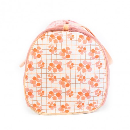 Sac week-end enfant LES DÉGLINGOS "Pomelos l'autruche" | Sac de voyage fille original