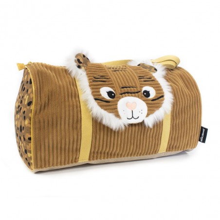 Sac week-end enfant LES DÉGLINGOS "Spéculos le tigre" | Sac de voyage garçon fille mixte original Sac week-end enfant LES DÉGLINGOS "Spéculos le tigre" | Sac de voyage garçon fille mixte original