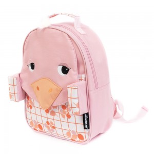 Sac à dos LES DÉGLINGOS "Pomelos l'autruche" | Sac maternelle crèche original pas cher