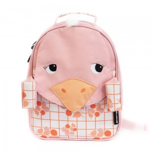 Sac à dos LES DÉGLINGOS "Pomelos l'autruche" | Sac maternelle crèche original pas cher