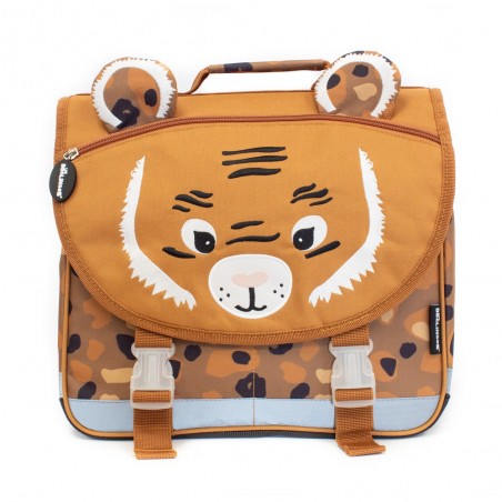 Cartable 35cm LES DÉGLINGOS "Spéculos le tigre" | Cartable mixte original GS CP CE1 CE2 pas cher Cartable 35cm LES DÉGLINGOS "Spéculos le tigre" | Cartable mixte original GS CP CE1 CE2 pas cher