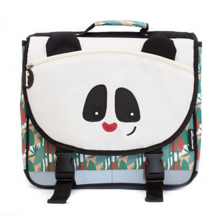 Cartable 35cm LES DÉGLINGOS "Rototos le panda" | Sac scolaire GS CP CE1 CE2 mixte original pas cher