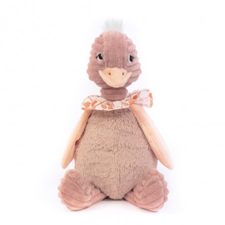 Peluche grand simply en boîte LES DÉGLINGOS "Pomelos l'autruche" Peluche grand simply en boîte LES DÉGLINGOS "Pomelos l'autruche"