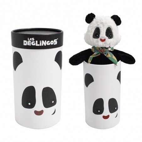 Peluche grand simply en boîte LES DÉGLINGOS "Rototos le panda"