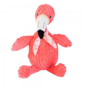 Peluche grand simply en boîte LES DÉGLINGOS "Flamingos le flamant rose"