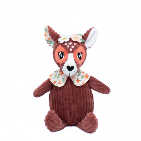 Peluche grand simply en boîte LES DÉGLINGOS "Mélimélos la biche"