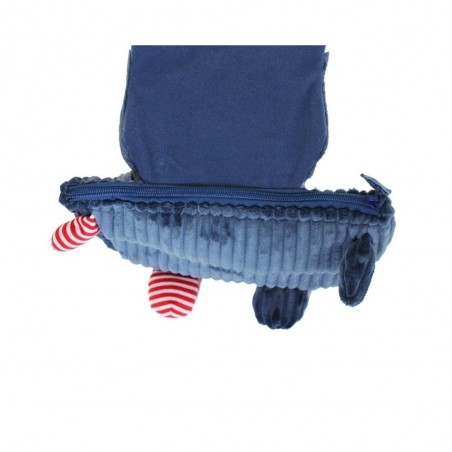 Sac à dos velours LES DÉGLINGOS "Hippipos l'hippopotame" | Sac crèche maternelle original pas cher Sac à dos velours LES DÉGLINGOS "Hippipos l'hippopotame" | Sac crèche maternelle original pas cher